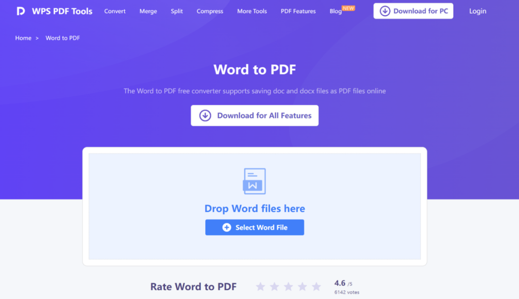 Cases for the Docx to PDF Feature