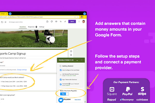 How Do I Integrate Payments In Google Forms