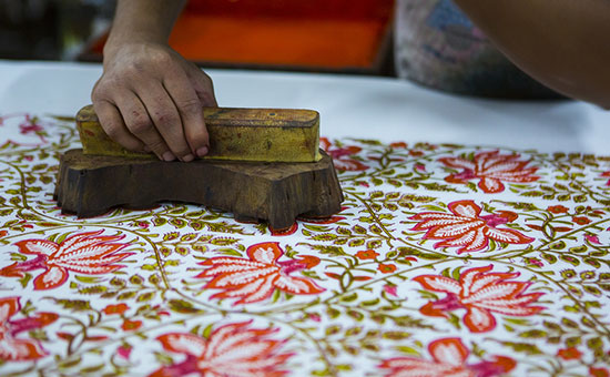 hand block printing