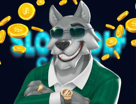 Logo of SlotWolf Casino's Loyalty Program showcasing a stylized wolf, symbolizing the tiered rewards system