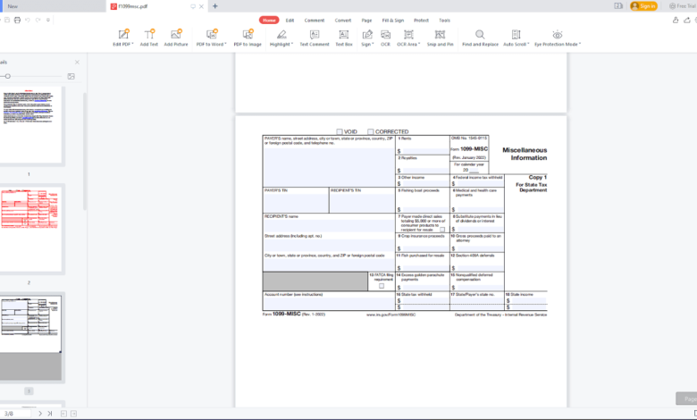Understanding the 1099 Form PDF