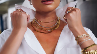 A Stylish Guide to Rocking the Herringbone Chain Trend