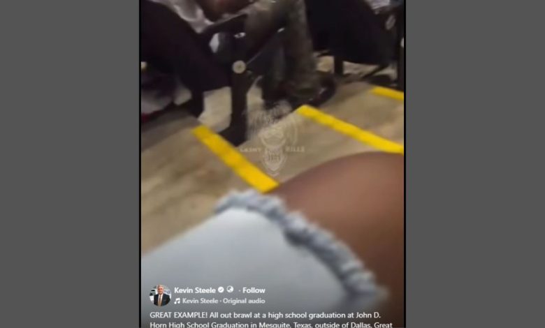 graduation ceremony fight