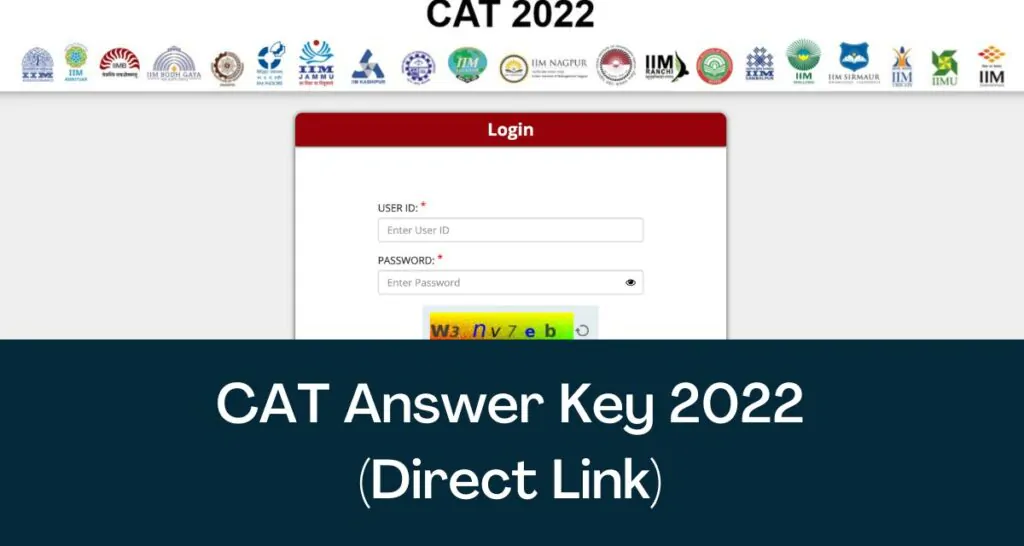 CAT 2022 answer key; Know the download process