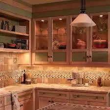 How do you install puck lights inside cabinets