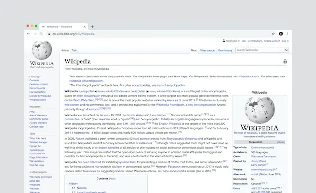 Wikipedia Page